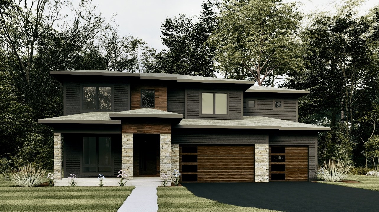Catalpa Lane custom home rendering